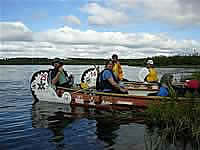 Stage 5: Waiting to Portage at Dipper (110kb)