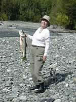 Mom's big bull trout (170kb)