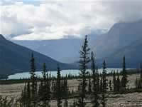 View of West Tuchodi Lake (89kb)