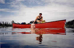 Dave Dipping at Drinking Lake