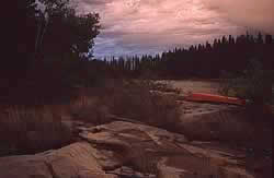 Camping by the shore