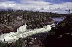 Porcupine and the Fon du lac Rivers come together