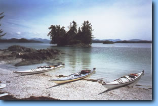 Hand Island, Kayaks in the Broken Group